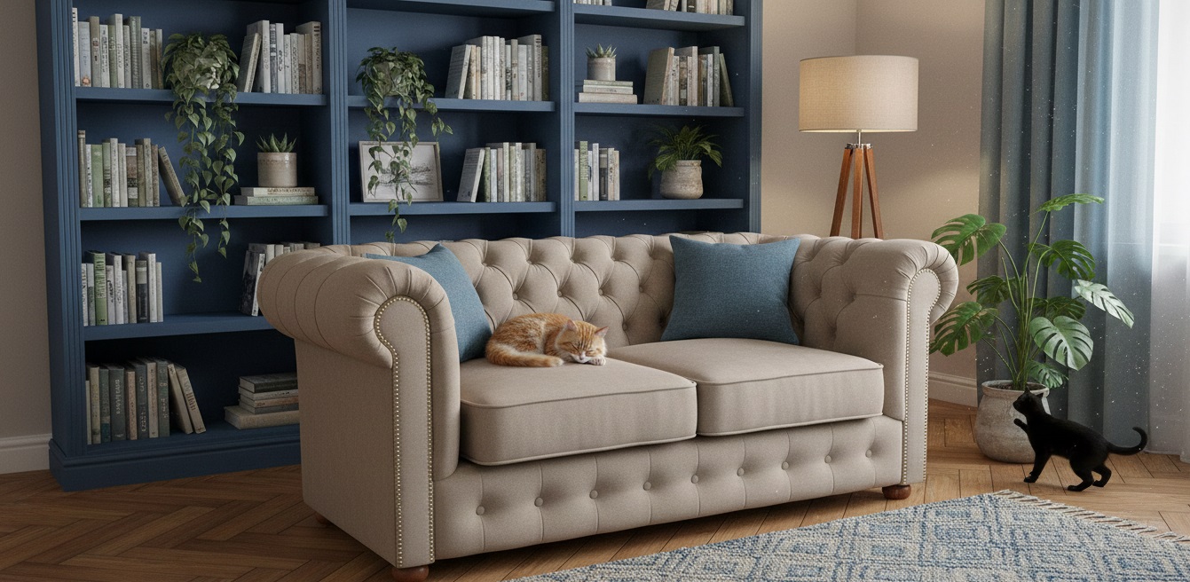 Warum kratzt die Katze am Sofa